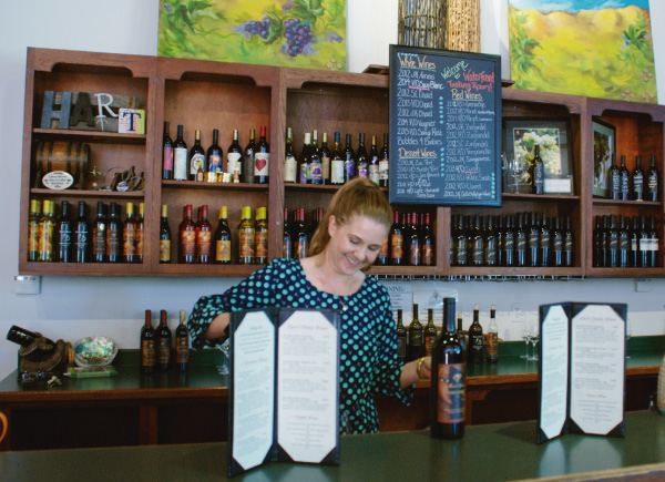 Hart's Desire Tasting Room Interior, in Healdsburg, CA