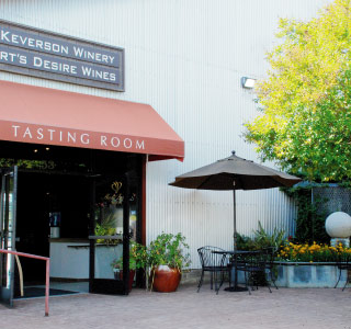 Hart's Desire Wines Tasting Room in Healdsburg, CA.